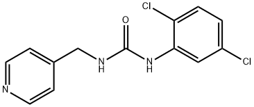 1-(2,5-dichlorophenyl)-3-(pyridin-4-ylmethyl)urea 구조식 이미지