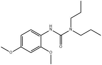 3-(2,4-dimethoxyphenyl)-1,1-dipropylurea 구조식 이미지