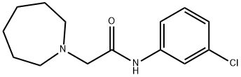 2-(azepan-1-yl)-N-(3-chlorophenyl)acetamide Structure