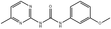 1-(3-methoxyphenyl)-3-(4-methylpyrimidin-2-yl)urea Structure