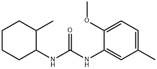 1-(2-methoxy-5-methylphenyl)-3-(2-methylcyclohexyl)urea Structure