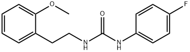 1-(4-fluorophenyl)-3-[2-(2-methoxyphenyl)ethyl]urea Structure