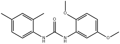 1-(2,5-dimethoxyphenyl)-3-(2,4-dimethylphenyl)urea 구조식 이미지