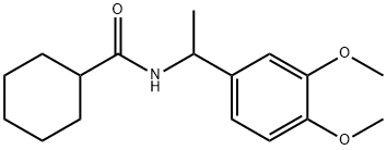 N-[1-(3,4-dimethoxyphenyl)ethyl]cyclohexanecarboxamide Structure