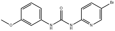 1-(5-bromopyridin-2-yl)-3-(3-methoxyphenyl)urea 구조식 이미지