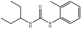 1-(2-methylphenyl)-3-pentan-3-ylurea Structure