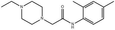 N-(2,4-dimethylphenyl)-2-(4-ethylpiperazin-1-yl)acetamide Structure