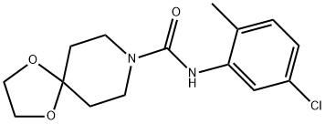 N-(5-chloro-2-methylphenyl)-1,4-dioxa-8-azaspiro[4.5]decane-8-carboxamide Structure