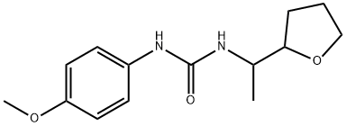 1-(4-methoxyphenyl)-3-[1-(oxolan-2-yl)ethyl]urea Structure