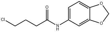 N-(1,3-benzodioxol-5-yl)-4-chlorobutanamide 구조식 이미지