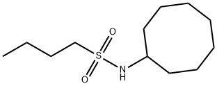 N-cyclooctylbutane-1-sulfonamide 구조식 이미지