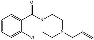 (2-chlorophenyl)-(4-prop-2-enylpiperazin-1-yl)methanone Structure