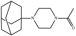 1-[4-(1-adamantyl)piperazin-1-yl]ethanone Structure