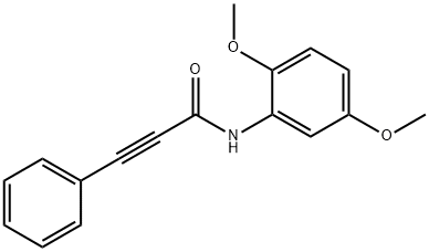 N-(2,5-dimethoxyphenyl)-3-phenylprop-2-ynamide Structure