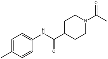 1-acetyl-N-(4-methylphenyl)piperidine-4-carboxamide Structure