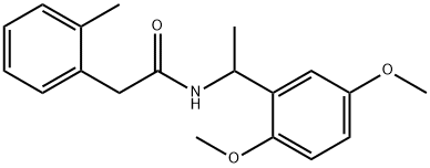 N-[1-(2,5-dimethoxyphenyl)ethyl]-2-(2-methylphenyl)acetamide Structure