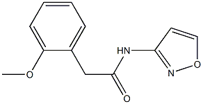 2-(2-methoxyphenyl)-N-(1,2-oxazol-3-yl)acetamide Structure