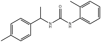 1-(2-methylphenyl)-3-[1-(4-methylphenyl)ethyl]urea Structure