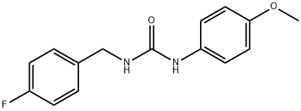 1-[(4-fluorophenyl)methyl]-3-(4-methoxyphenyl)urea 구조식 이미지