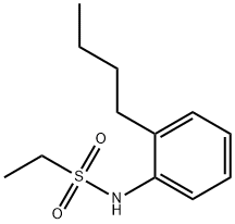 N-(2-butylphenyl)ethanesulfonamide 구조식 이미지