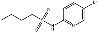 N-(5-bromopyridin-2-yl)butane-1-sulfonamide 구조식 이미지