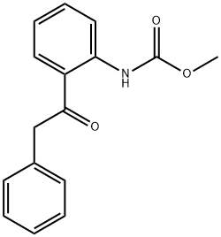 methyl N-[2-(2-phenylacetyl)phenyl]carbamate 구조식 이미지