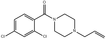 (2,4-dichlorophenyl)-(4-prop-2-enylpiperazin-1-yl)methanone 구조식 이미지
