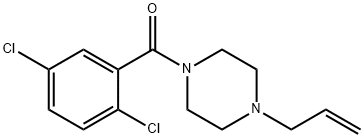 (2,5-dichlorophenyl)-(4-prop-2-enylpiperazin-1-yl)methanone 구조식 이미지