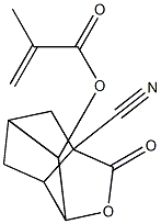 2-Propenoic acid, 2-methyl-,3-cyanohexahydro-2-oxo-3,5-methano-2H-cyclopenta[b]furan-6-yl ester 구조식 이미지