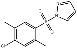 1-(4-chloro-2,5-dimethylphenyl)sulfonylpyrazole Structure