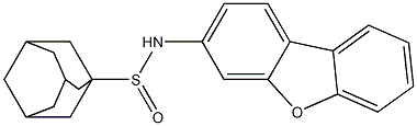 N-dibenzofuran-3-yladamantane-1-sulfinamide Structure