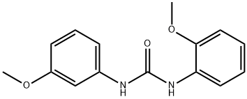 1-(2-methoxyphenyl)-3-(3-methoxyphenyl)urea 구조식 이미지