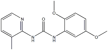 1-(2,5-dimethoxyphenyl)-3-(3-methylpyridin-2-yl)urea 구조식 이미지