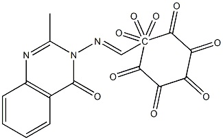 2-methyl-3-[(E)-(4-octoxyphenyl)methylideneamino]quinazolin-4-one 구조식 이미지