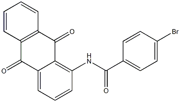 4-bromo-N-(9,10-dioxoanthracen-1-yl)benzamide Structure