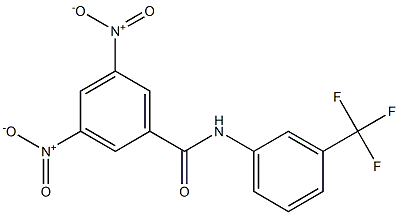 3,5-dinitro-N-[3-(trifluoromethyl)phenyl]benzamide Structure