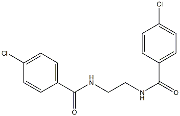 4-chloro-N-[2-[(4-chlorobenzoyl)amino]ethyl]benzamide Structure