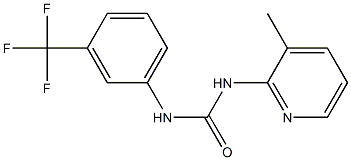 1-(3-methylpyridin-2-yl)-3-[3-(trifluoromethyl)phenyl]urea Structure