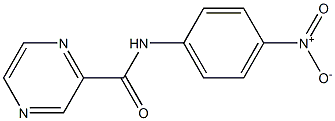 N-(4-nitrophenyl)pyrazine-2-carboxamide Structure