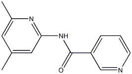 N-(4,6-dimethylpyridin-2-yl)pyridine-3-carboxamide Structure