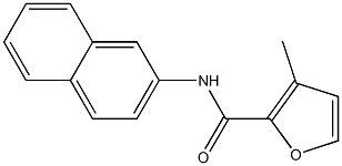 3-methyl-N-naphthalen-2-ylfuran-2-carboxamide Structure