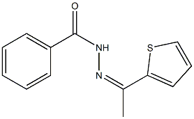N-[(Z)-1-thiophen-2-ylethylideneamino]benzamide Structure