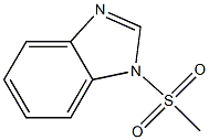 1-methylsulfonylbenzimidazole 구조식 이미지