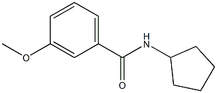 N-cyclopentyl-3-methoxybenzamide Structure