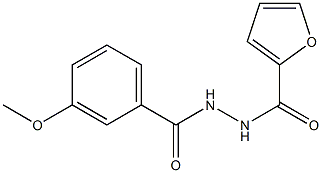 N'-(3-methoxybenzoyl)furan-2-carbohydrazide Structure