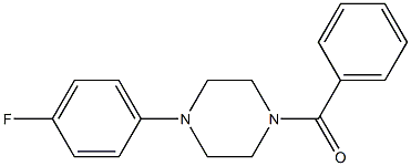 [4-(4-fluorophenyl)piperazin-1-yl]-phenylmethanone 구조식 이미지