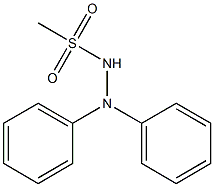N',N'-diphenylmethanesulfonohydrazide 구조식 이미지