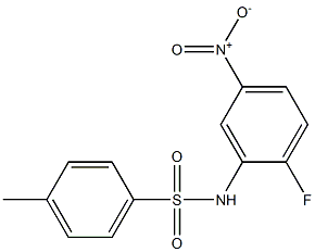 N-(2-fluoro-5-nitrophenyl)-4-methylbenzenesulfonamide Structure