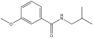 3-methoxy-N-(2-methylpropyl)benzamide 구조식 이미지