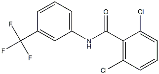 2,6-dichloro-N-[3-(trifluoromethyl)phenyl]benzamide 구조식 이미지